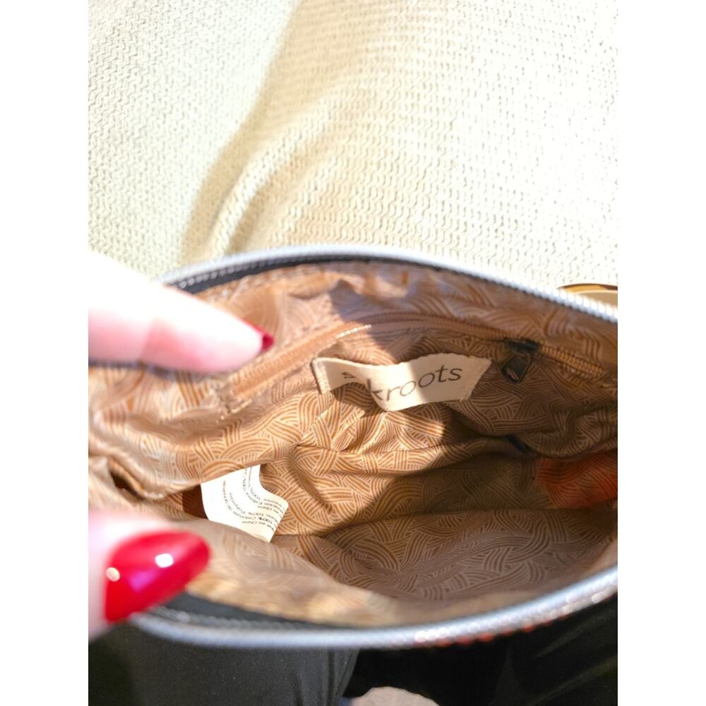 Sakroots Makeup VinylZipBag Embroidered Gold & Purple Elephant NWT But Worn Pull - Picture 6 of 8